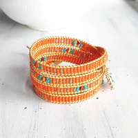 Pulsera Naranja Turquesa