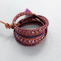 Pulsera tonos Violetas
