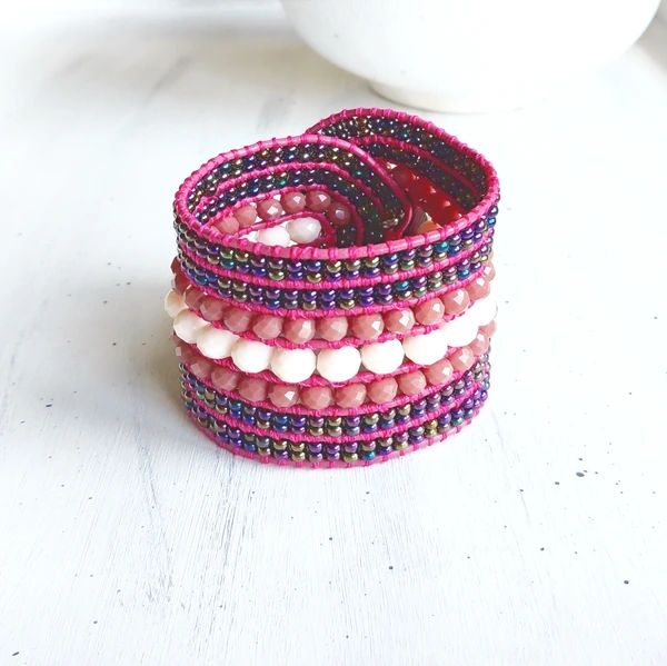 Brazalete Destellos Violetas