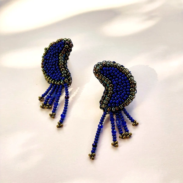 Aretes Luna Colgante