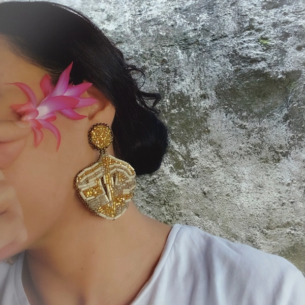 Aretes Hoja Seca