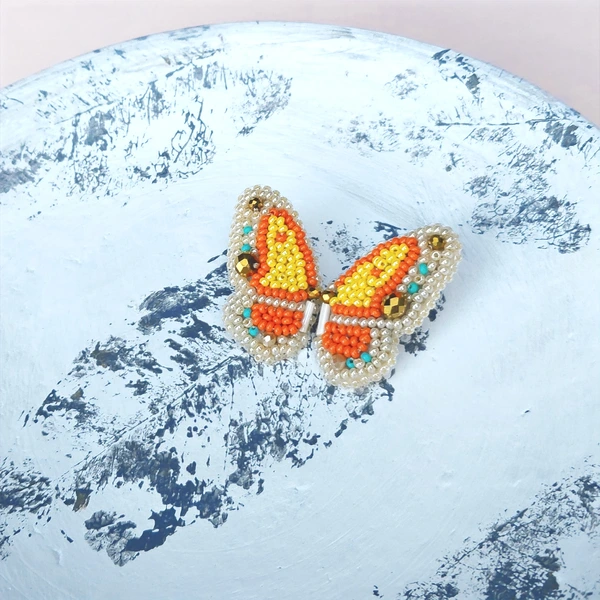 Topitos Alas de Mariposa Naranja