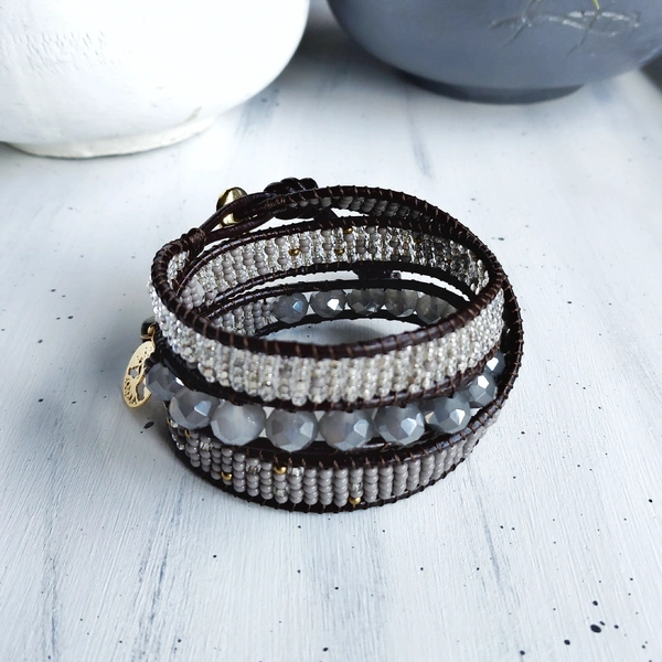 Pulsera Sparkle Gris