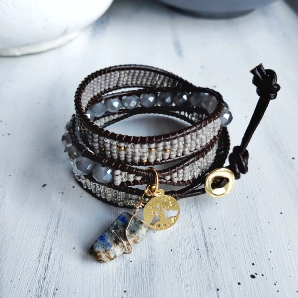 Pulsera Sparkle Gris