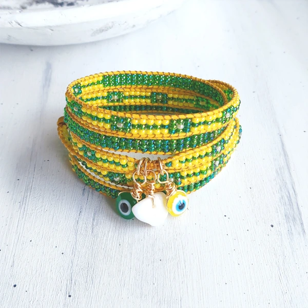 Pulsera Verde Bosque