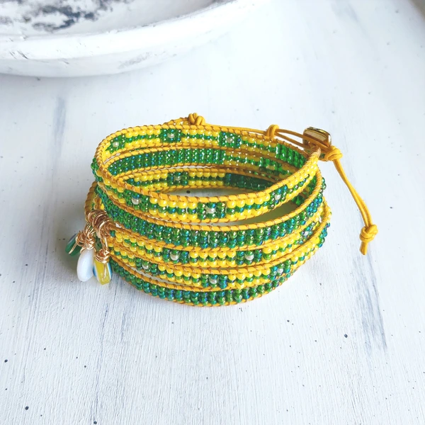 Pulsera Verde Bosque