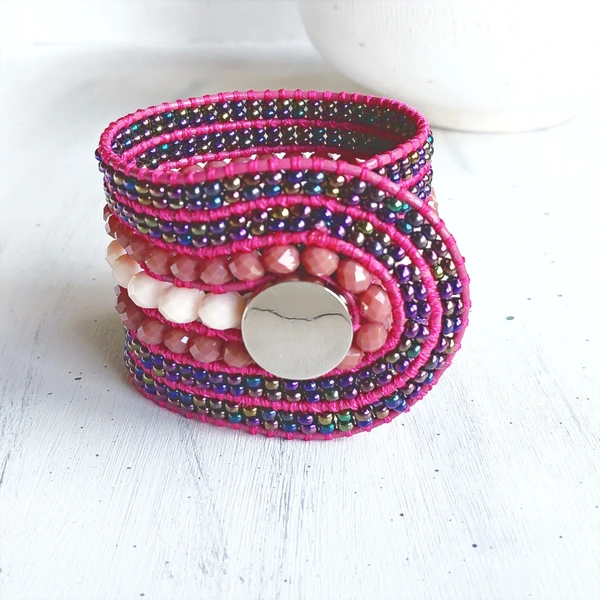 Brazalete Destellos Violetas