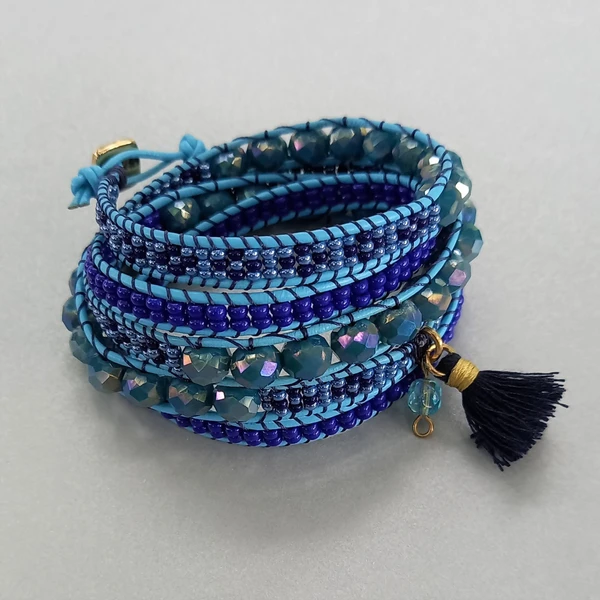 Pulsera Azul Petróleo