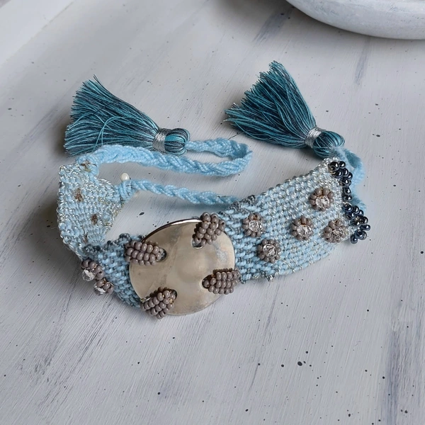Pulsera en Hilo Button